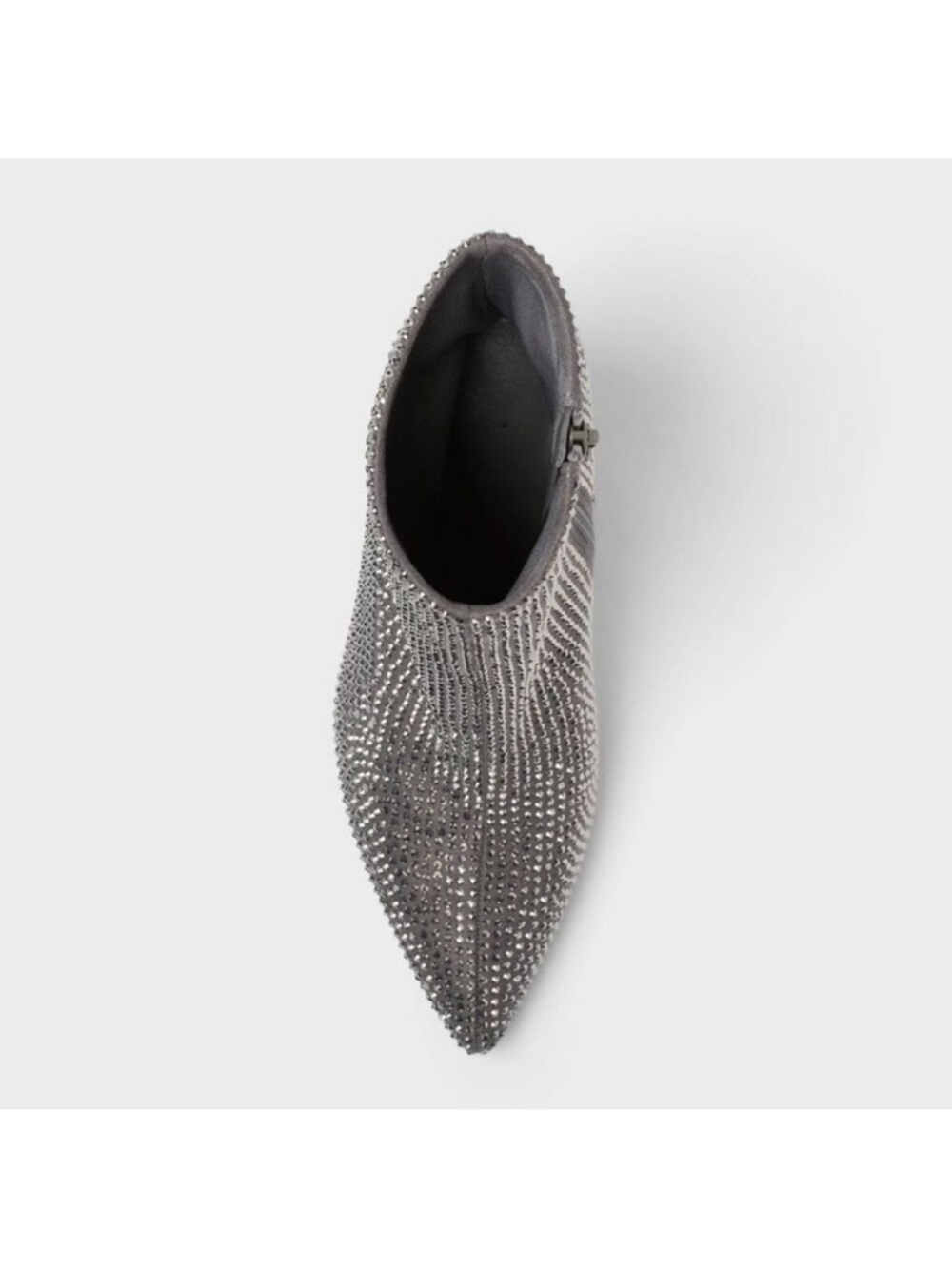 a new day Silver Rhinestone Pointed Ankle Boots - Picture 9 of 9